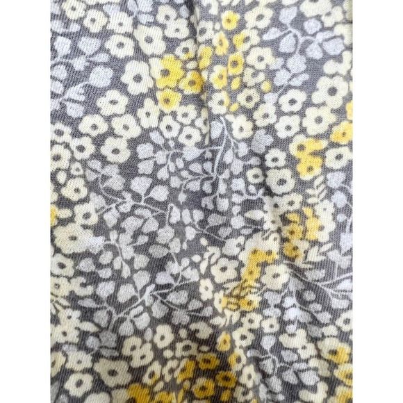 Vintage Y2K Gray & Yellow Floral Peplum Tank Top Decree GUC Womens Size M - Picture 4 of 9